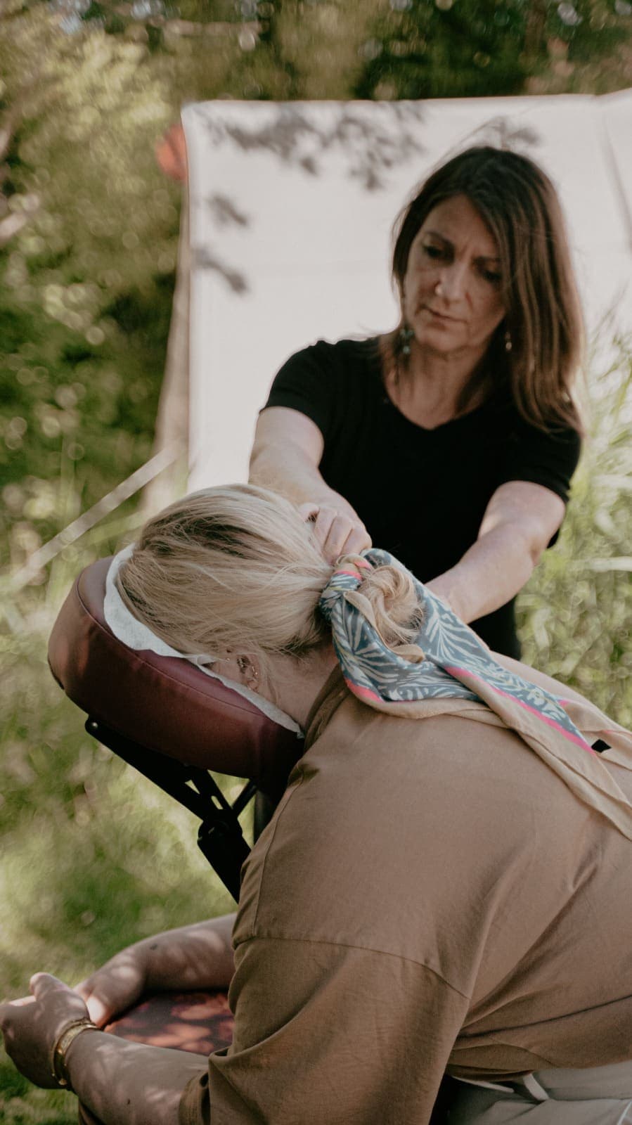 Stoelmassage op locatie in de regio Leiden